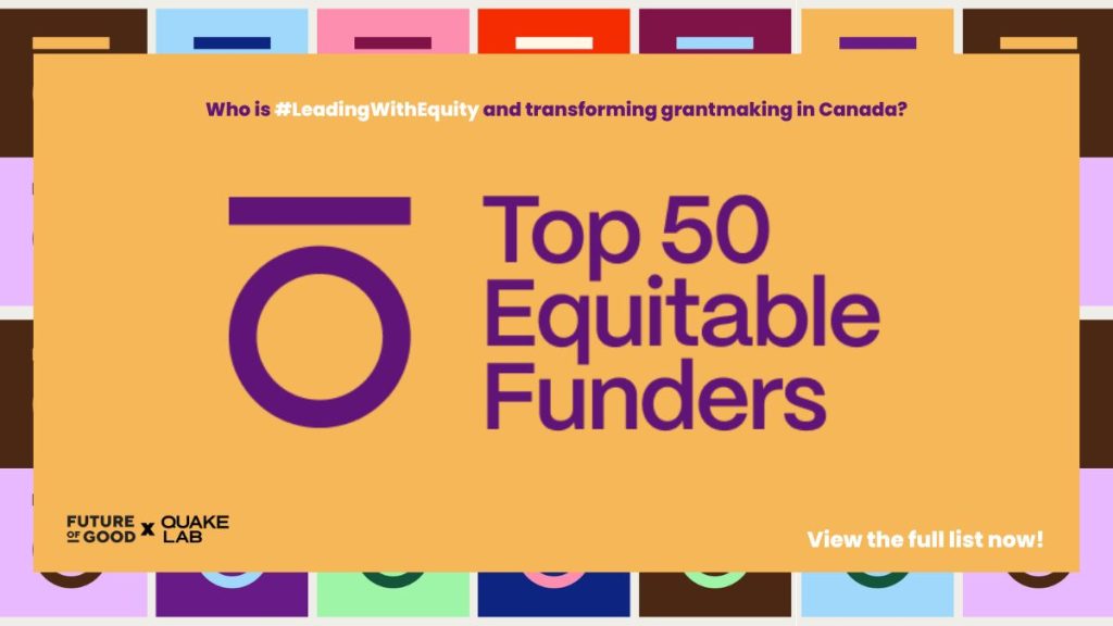 Saskatchewan Community Foundation Ranked 20th - Canada's Top 50 Equitable Funders 2024 (Saskatchewan Community Foundation)